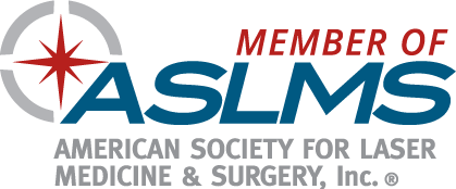 ASLMS membership logo and text